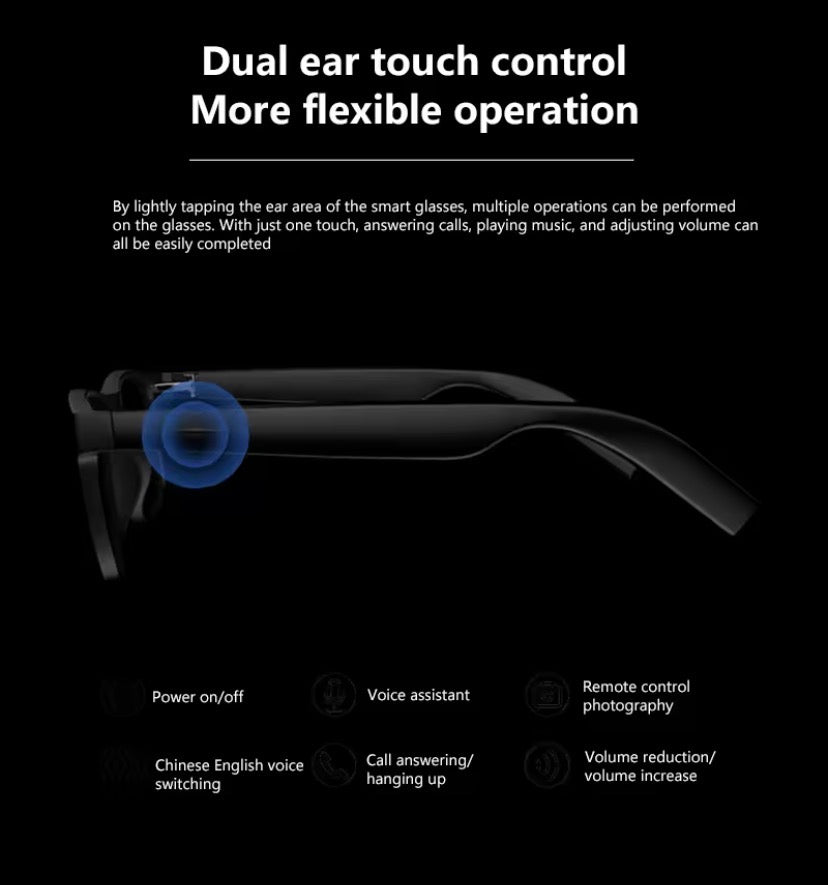 Smart Glasses with Camera & Bluetooth Calls – NovaLens X